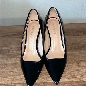 Madden Girl Glossy Black Heels